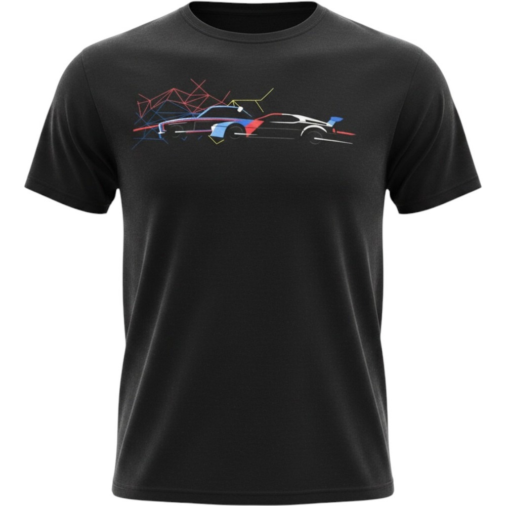 BMW M6 GTLM Racing Graphic T-Shirt Mens XL Black 100% Cotton Motorsport Tee